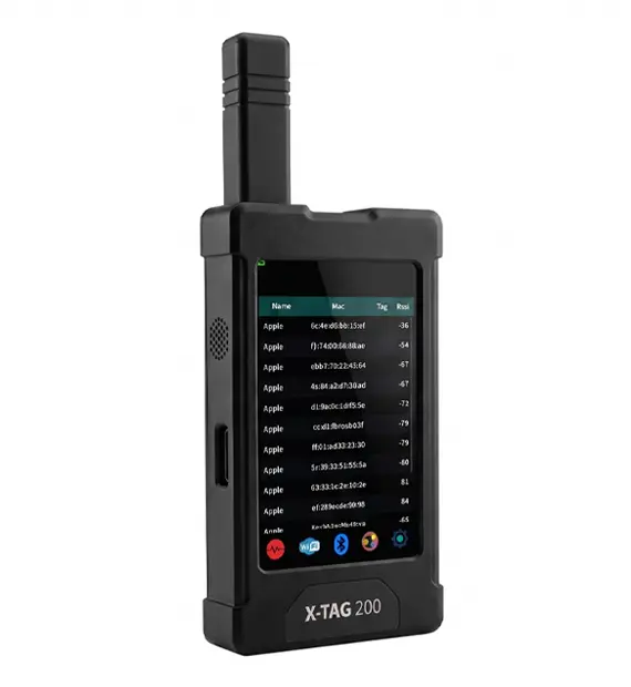 X-TAG 200 - Skaner (wykrywacz) sygnałów komórkowych, lokalizatorów GPS i AirTag, podsłuchów, kamer bezprzewodowych
